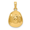 14k Yellow Gold 3-D Cowboy Hat Pendant