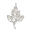 Sterling Silver Rose Flower Pendant QC1076