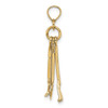 14k Yellow Gold 3-D Moveable Garden Tool Collection Pendant