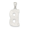 Sterling Silver Initial B Pendant QC2762B