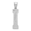 Sterling Silver Initial I Pendant QC2766I