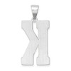 Sterling Silver Initial K Pendant QC2766K