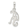 Sterling Silver Initial K Pendant QC6512K