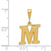 14k Yellow Gold Initial M Pendant C1449-M