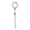 14K White Gold Polished Number 20 Pendant