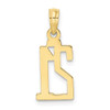 10k Yellow Gold Number 21 Pendant
