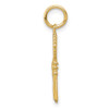 14k Yellow Gold Polished Key Pendant K1668