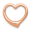 14k Rose Gold Polished Heart Slide C2918R