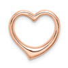 14k Rose Gold Polished Heart Slide C2918R