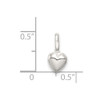 Sterling Silver Puffed Heart Pendant QC6723