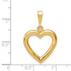 14k Yellow Gold Polished Heart Pendant C2150