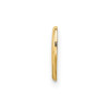 14k Yellow Gold Polished Mini Floating Heart Slide