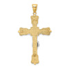 14k Two-Tone Gold Inri Crucifix Pendant