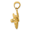 14k Yellow Gold 3-D Moveable Blade Propeller Pendant
