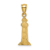 14k Yellow Gold Lighthouse Pendant C4727