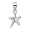 Sterling Silver Rhodium-plated Starfish Pendant