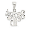 Sterling Silver Sweet 16 Pendant QC3750