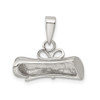 Sterling Silver Rolled-Up Diploma Pendant