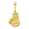 10k Yellow Gold Boxing Glove Pendant