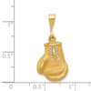 14k Yellow Gold Boxing Glove Pendant C591