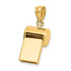 14k Yellow Gold 3-D Whistle Pendant