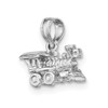 14k White Gold 3-D Miniature Train Pendant D1217W