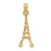 14k Yellow Gold Eiffel Tower Pendant