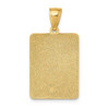 14k Yellow Gold Mile Marker 0 / Key West Pendant