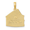 14k Yellow Gold The Pink House - Cape May, Nj Pendant