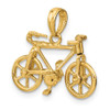 14k Yellow Gold 3-D Moveable Bicycle Pendant