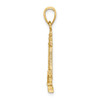 14k Yellow Gold 2-D Sanibel Island Lighthouse Pendant