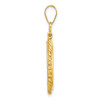 14k Yellow Gold 19.0mm Twisted Wire Screw Top Coin Bezel Pendant