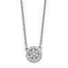 14k White Gold Diamond 18in Necklace PM8561-021-WA