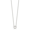 Sterling Silver Cut-Out Star Pendant Necklace