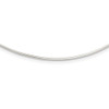 Sterling Silver Solid Polished 1.4mm Neck Wire Necklace