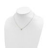 14k Yellow Gold Polished Puffed Sun 16.5in Necklace
