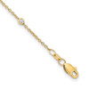 14k Yellow Gold Diamond Station Cable Necklace PM1007-036-YA-16
