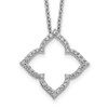 14k White Gold Diamond 18 inch Necklace PM3788-025-WA