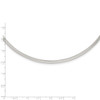 Sterling Silver Polished 3mm Neck Collar Necklace