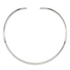 Sterling Silver Polished 3mm Neck Collar Necklace