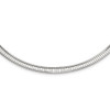 Sterling Silver 6mm w/2 in Ext Cubetto Chain Necklace