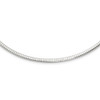 Sterling Silver 3.25mm w/2in. Ext Cubetto Chain Necklace