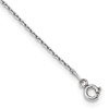 Rhodium-plated Sterling Silver 16-Station CZ Polished Necklace