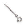 Sterling Silver Graduated CZ 18in Bar Necklace