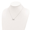 Sterling Silver CZ Infinity LOVE Necklace