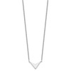 Sterling Silver Polished V-Shape Necklace