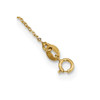 14k Yellow Gold Polished Puffed Heart 18in Necklace