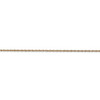 16" 14k Yellow Gold .95 mm Carded Cable Rope Chain Necklace