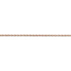 18" 14k Rose Gold 1.15mm Carded Cable Rope Chain Necklace