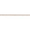 20" 14k Rose Gold 1.15mm Carded Cable Rope Chain Necklace